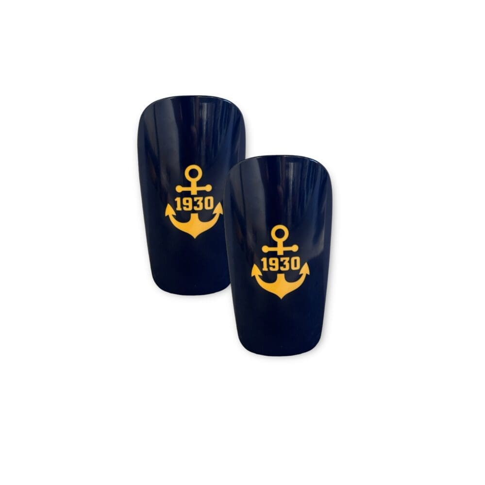 Shin Pads ''Anchor'' Navy Blue